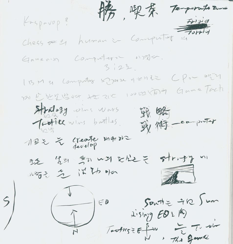 1997년 김차섭 구상노트 3