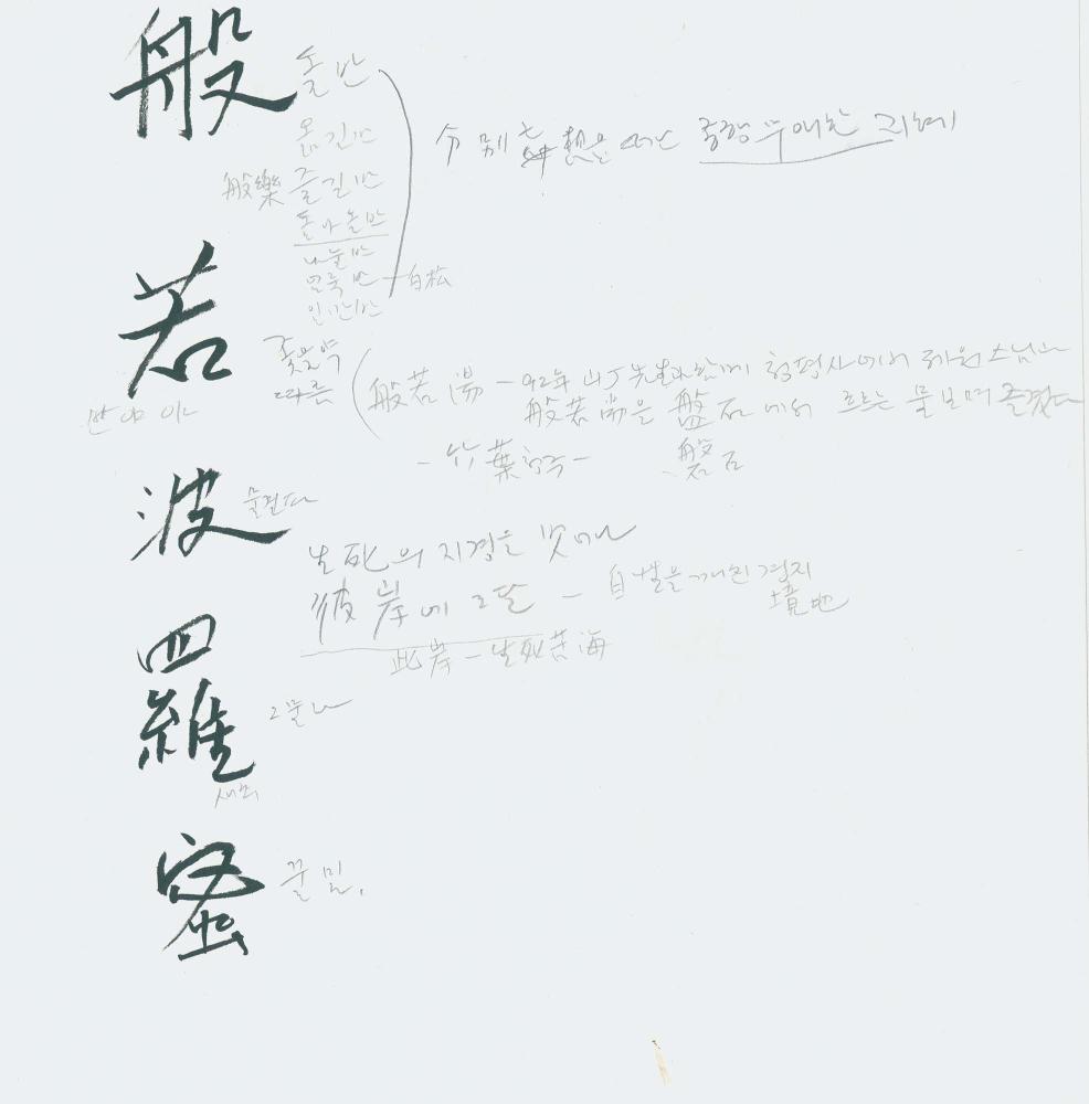 1997년 김차섭 구상노트 3