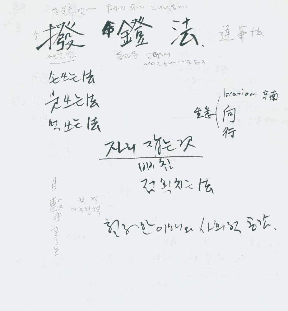 1997년 김차섭 구상노트 3