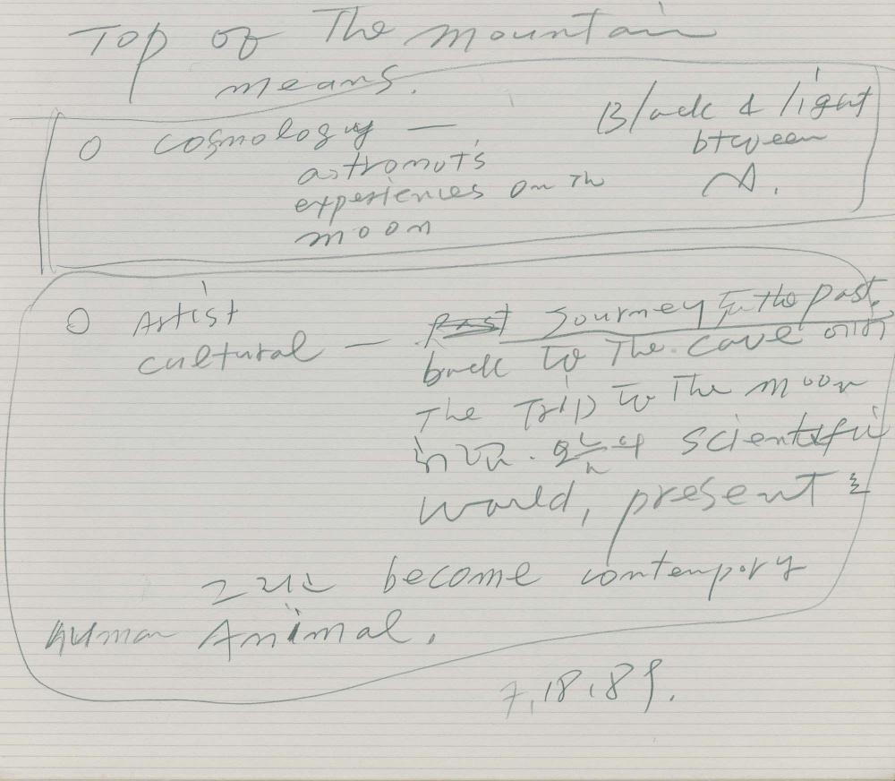 1988년부터 1989년까지 김차섭 구상노트 2