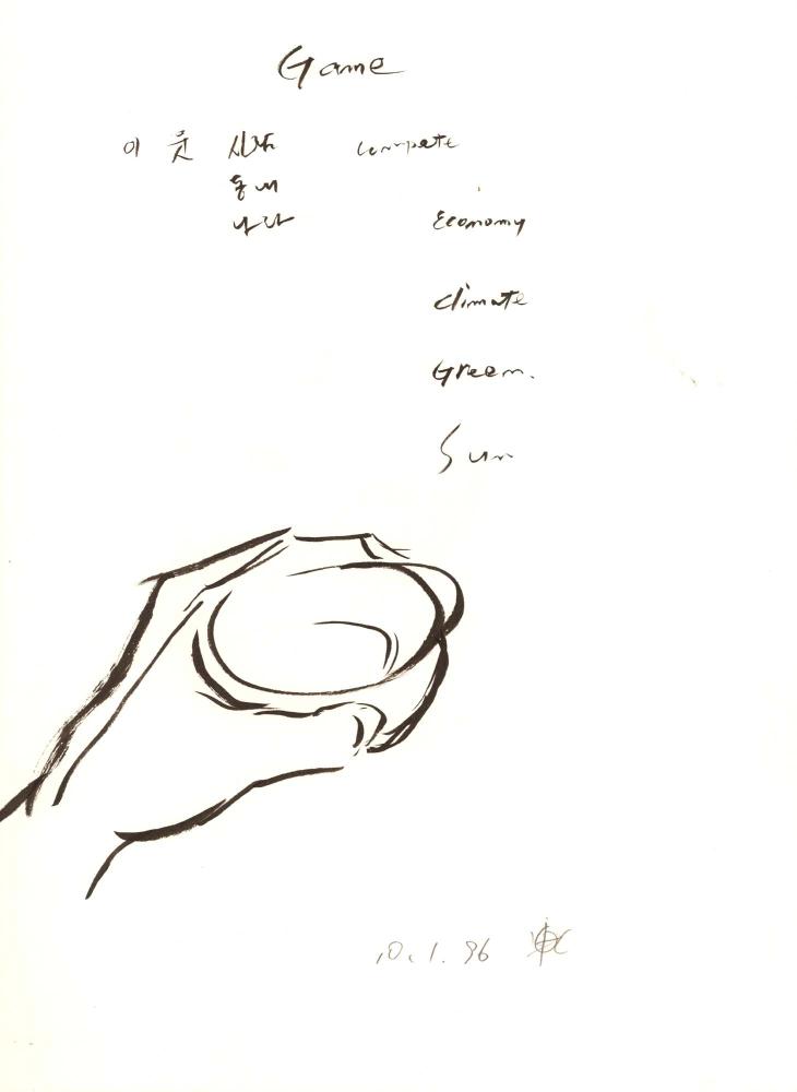 1996년부터 1997년까지 김차섭 구상노트