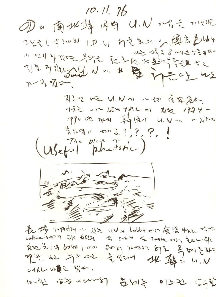 1996년부터 1997년까지 김차섭 구상노트