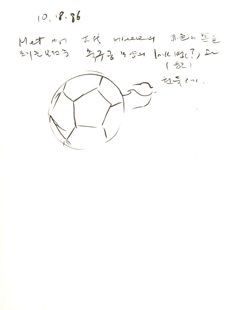 1996년부터 1997년까지 김차섭 구상노트