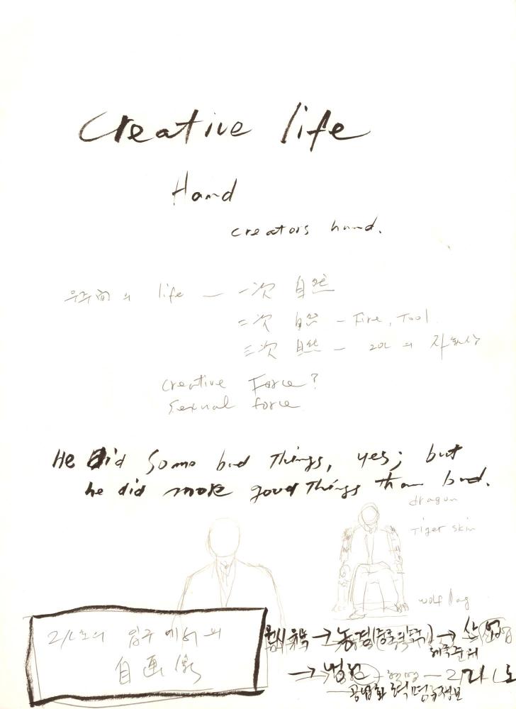 1996년부터 1997년까지 김차섭 구상노트
