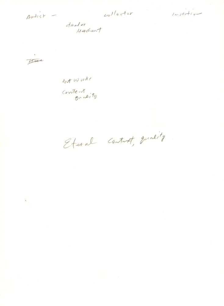 1996년부터 1997년까지 김차섭 구상노트