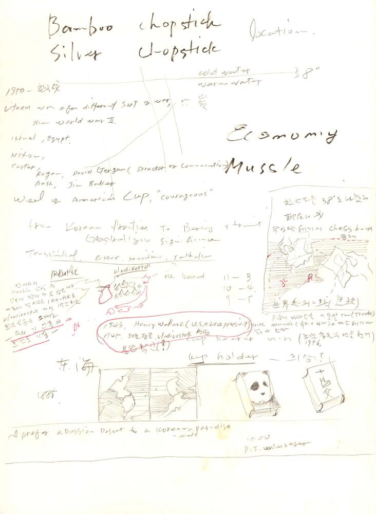 1996년부터 1997년까지 김차섭 구상노트