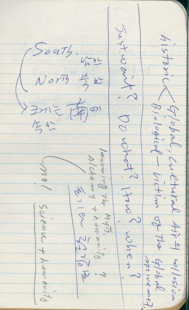 1988년 김차섭 구상노트 6