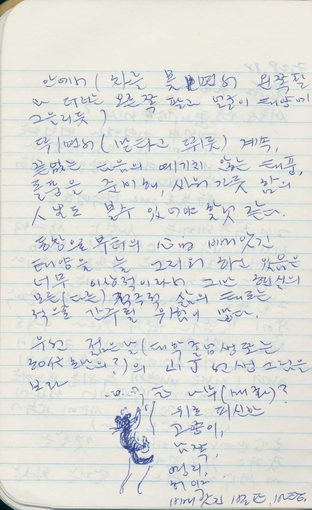 1988년 김차섭 구상노트 6