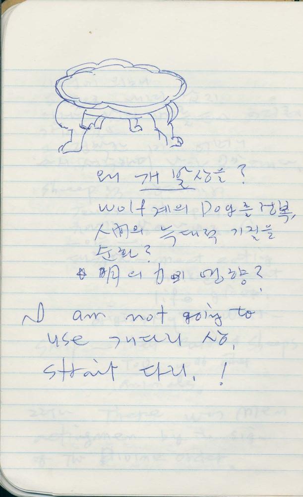1988년 김차섭 구상노트 6
