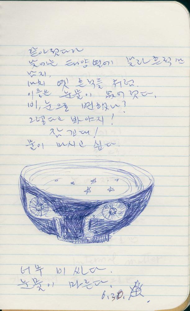 1988년 김차섭 구상노트 6
