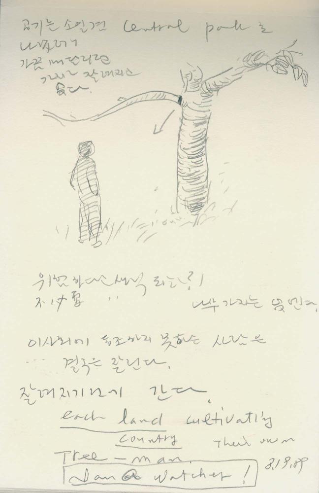 1989년 김차섭 구상노트 4