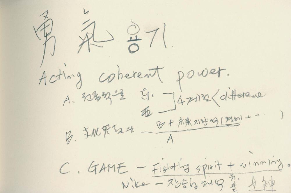 1989년 김차섭 구상노트 5