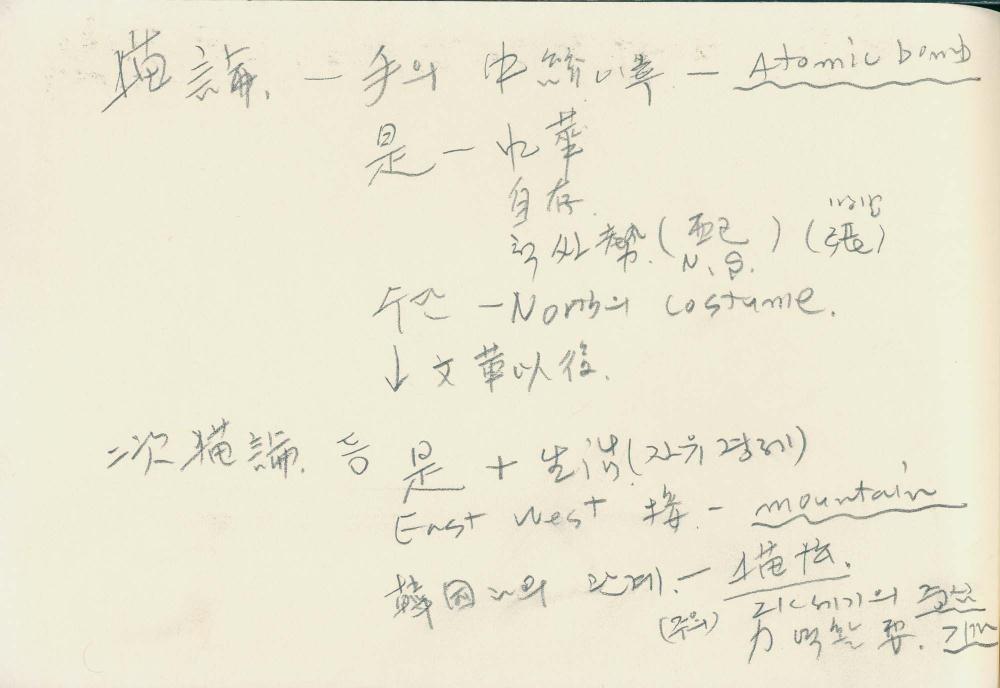 1989년 김차섭 구상노트 5