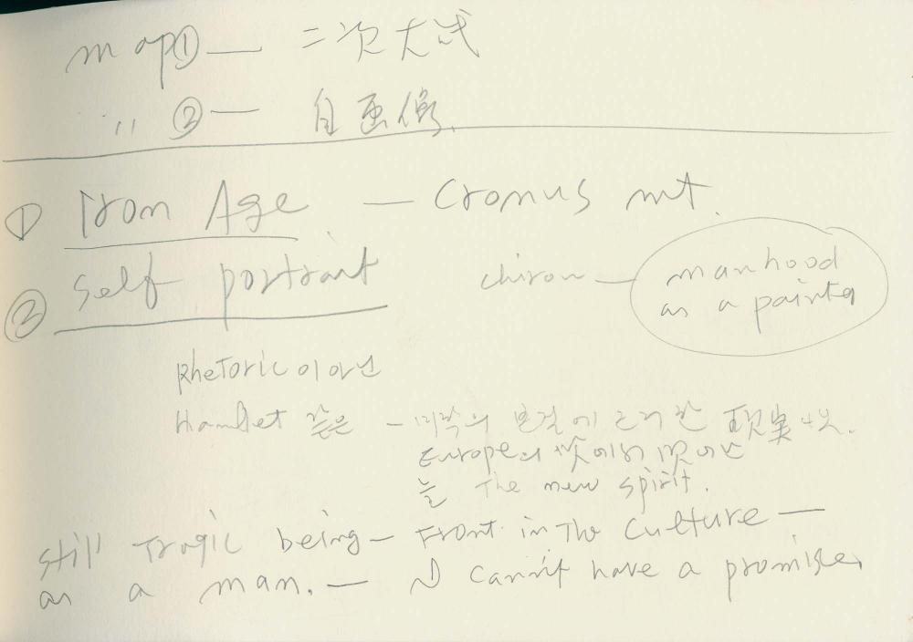 1988년부터 1989년까지 김차섭 구상노트 3