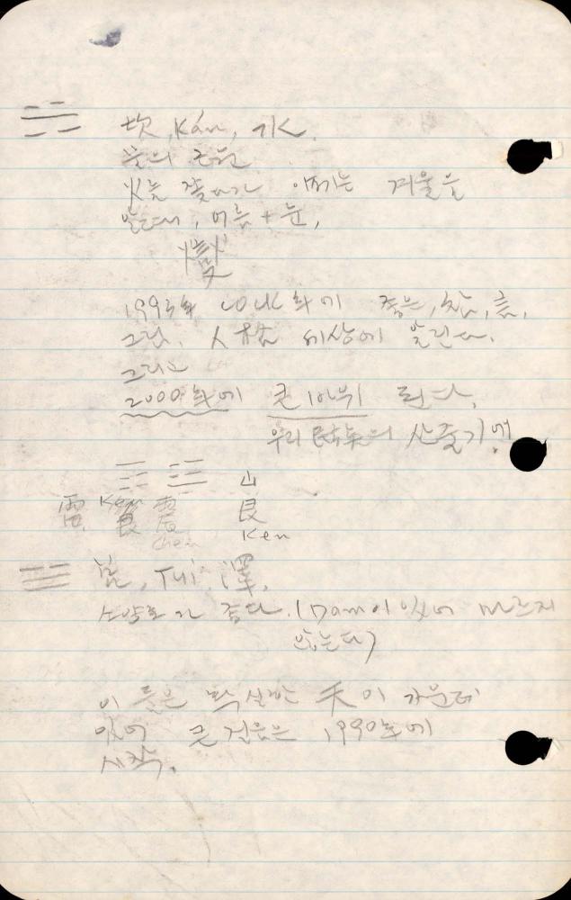 1989년부터 1990년까지 김차섭 구상노트 2 4