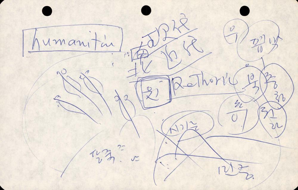 1989년부터 1990년까지 김차섭 구상노트 2