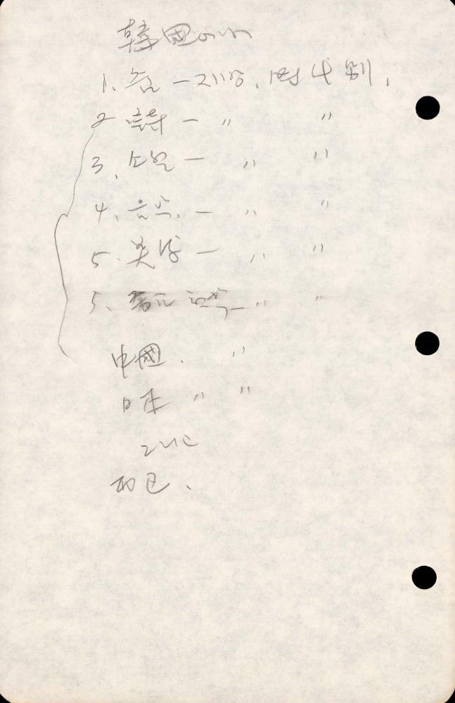 1989년부터 1990년까지 김차섭 구상노트 2