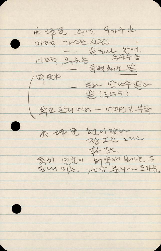 1989년부터 1990년까지 김차섭 구상노트 2