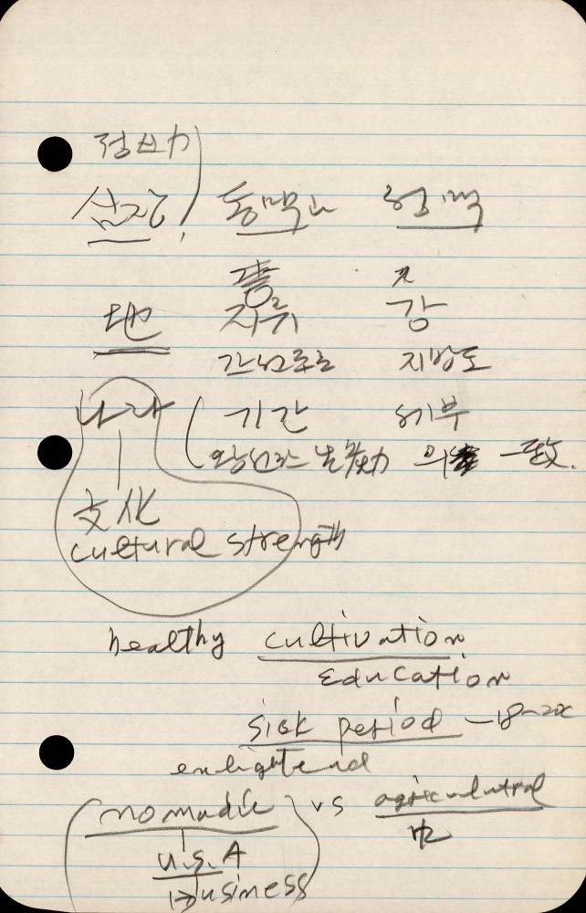 1989년부터 1990년까지 김차섭 구상노트 2