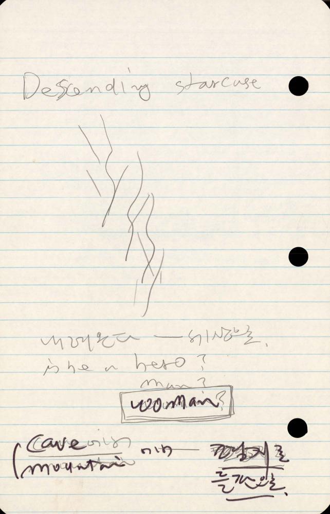 1989년부터 1990년까지 김차섭 구상노트 2
