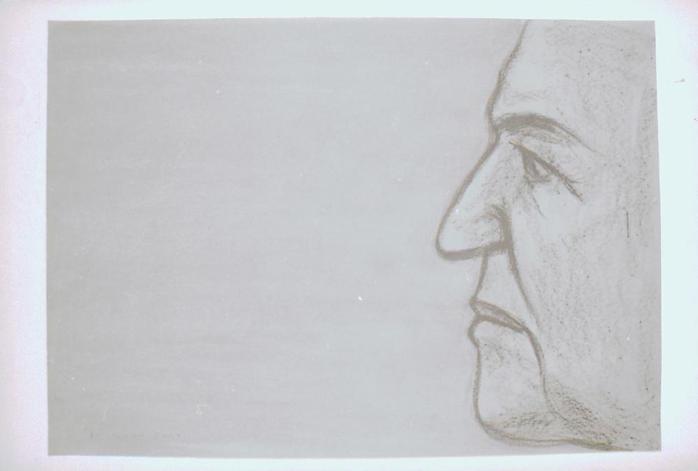 미국 뉴욕 소호 작업실 벽면을 촬영한 사진 필름