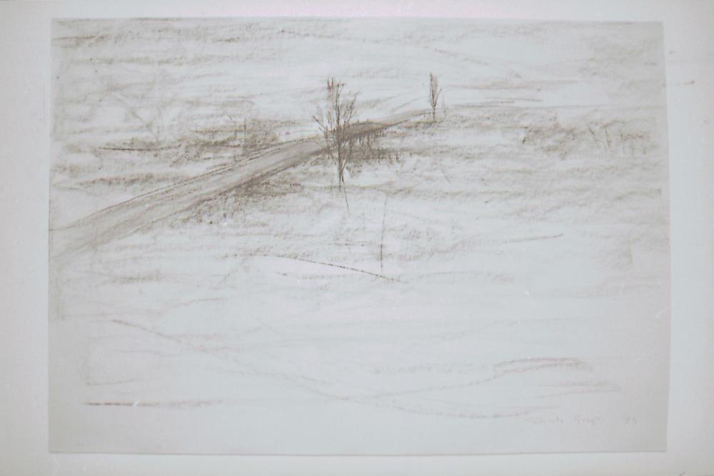 미국 뉴욕 소호 작업실 벽면을 촬영한 사진 필름