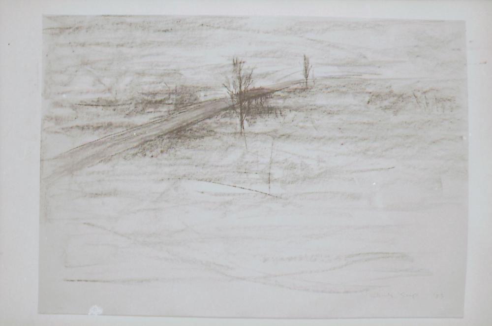 미국 뉴욕 소호 작업실 벽면을 촬영한 사진 필름