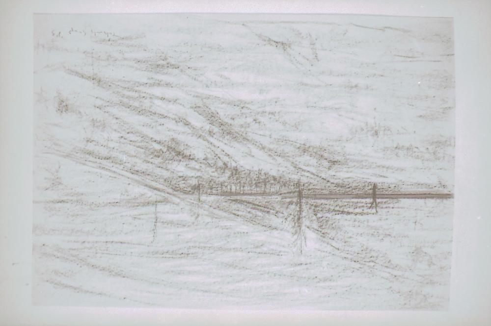 미국 뉴욕 소호 작업실 벽면을 촬영한 사진 필름