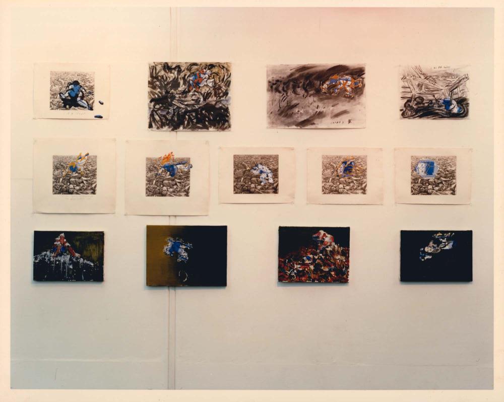 1986년 일본 교토 gallery ITEZA 《김차섭 전》 전경사진 2