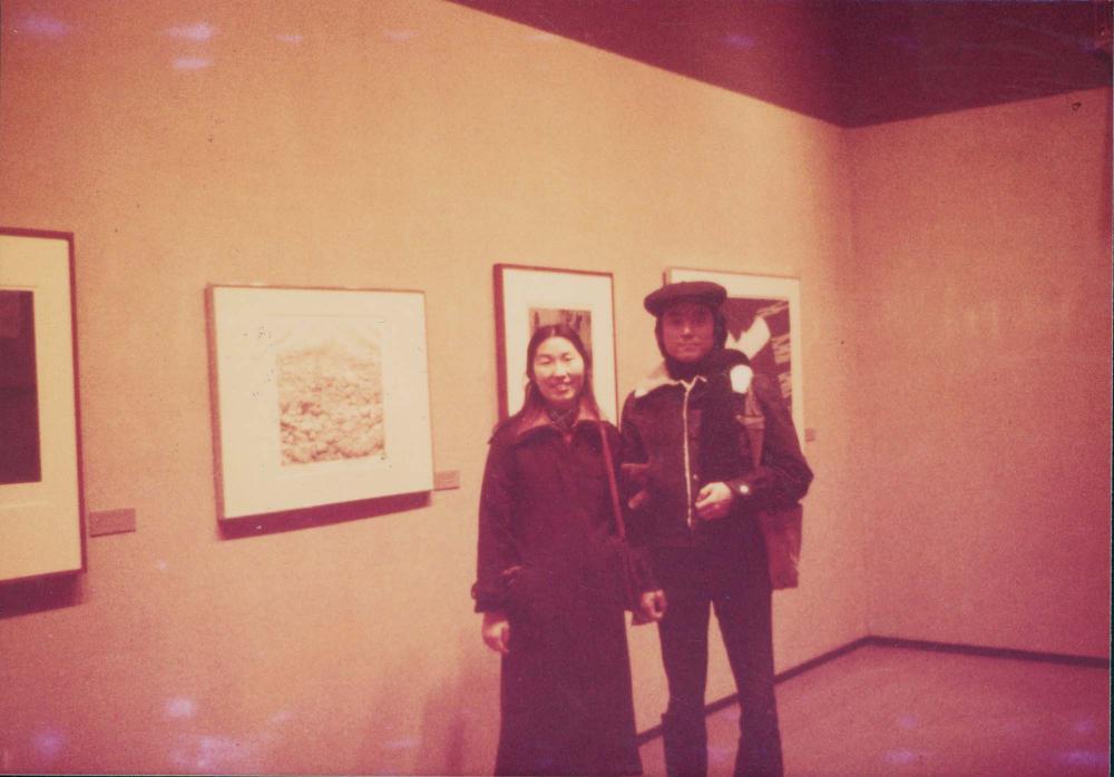 1970년대 김명희, 김차섭을 촬영한 인화사진