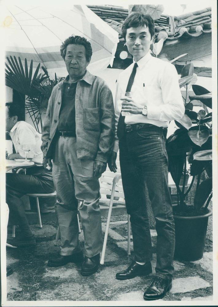 1970년대 김명희, 김차섭을 촬영한 인화사진