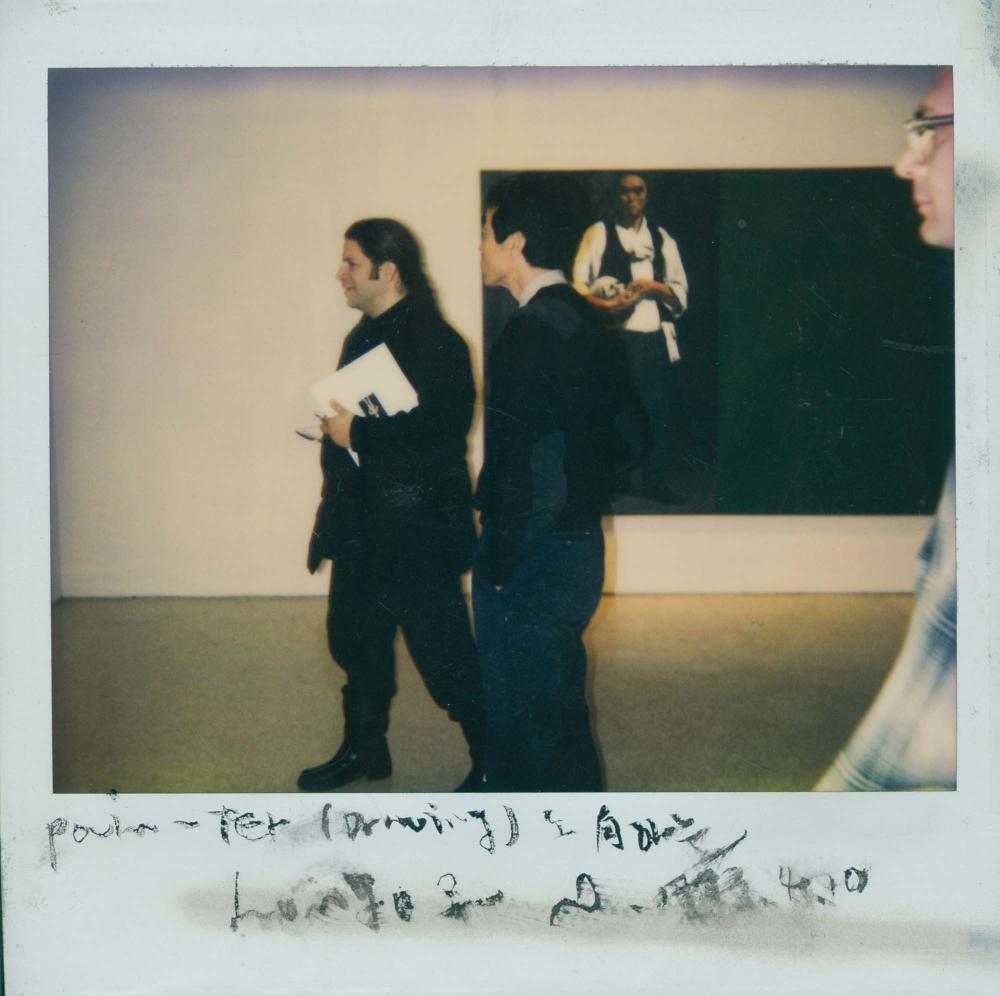 1993년 4월 10일 갤러리현대에서 김차섭을 촬영한 폴라로이드 사진 2