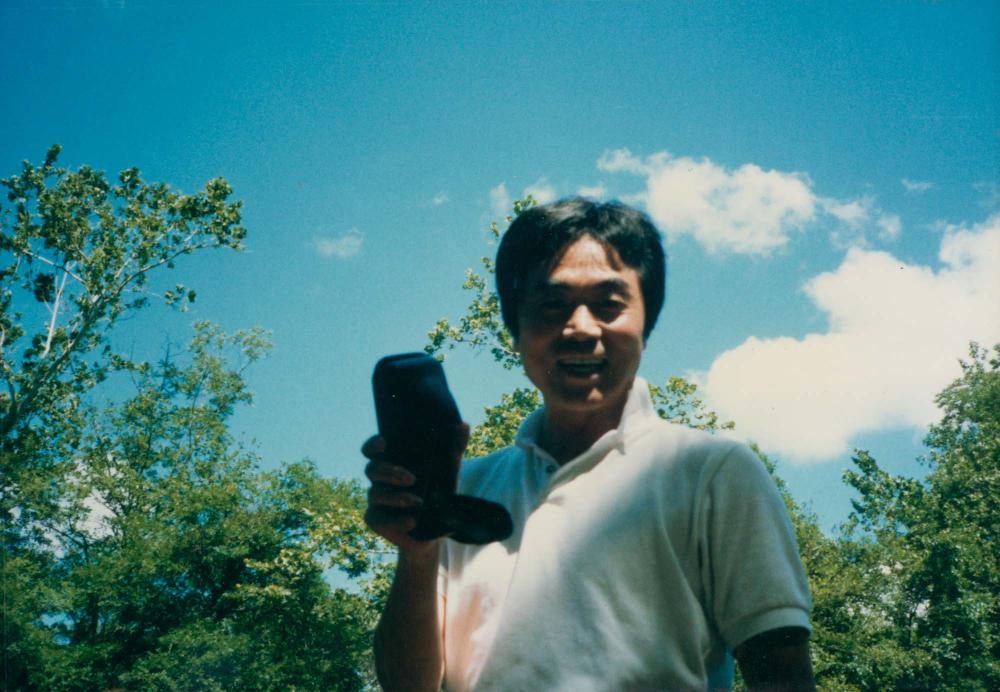 김차섭과 윤범모, 배진환의 미국 여행 인화사진 6