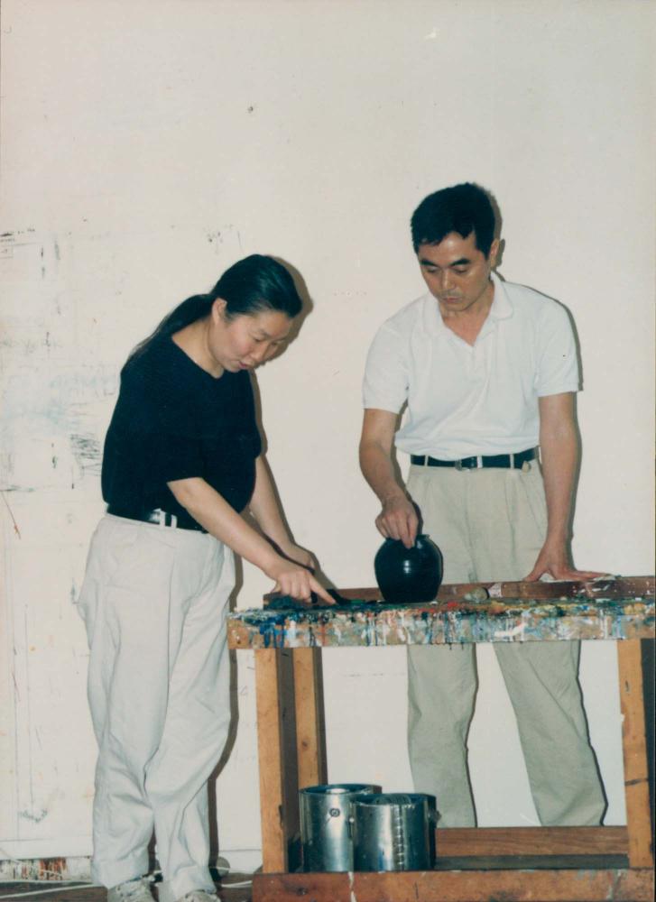1990년대 김명희, 김차섭 인화사진