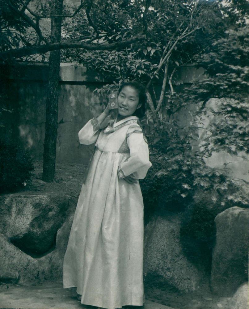김명희 어린시절 인화사진 2