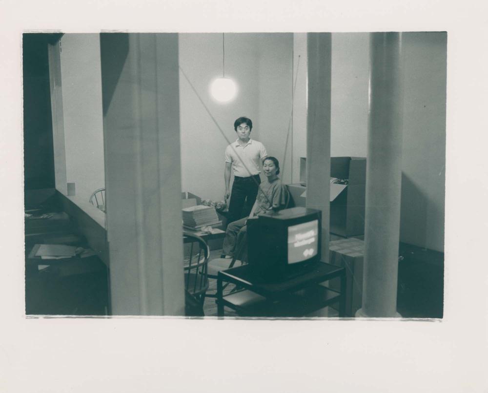 1990년 7월 전용종이 미국 뉴욕에서 촬영한 김명희, 김차섭 사진