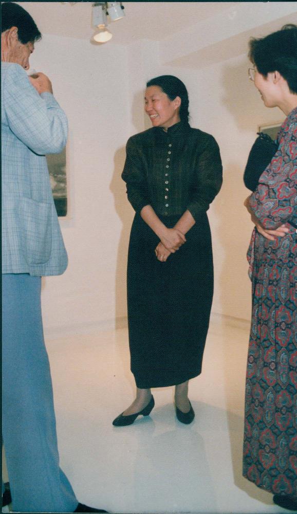 1987년 원화랑 《김명희 드로잉전》 인화사진 3