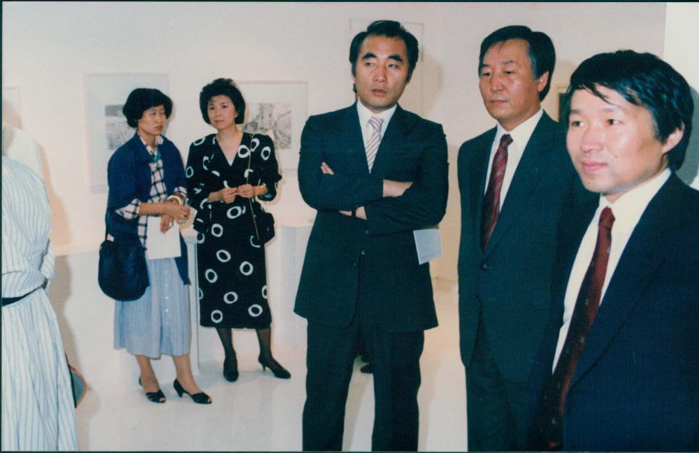 1987년 원화랑 《김명희 드로잉전》 인화사진 6