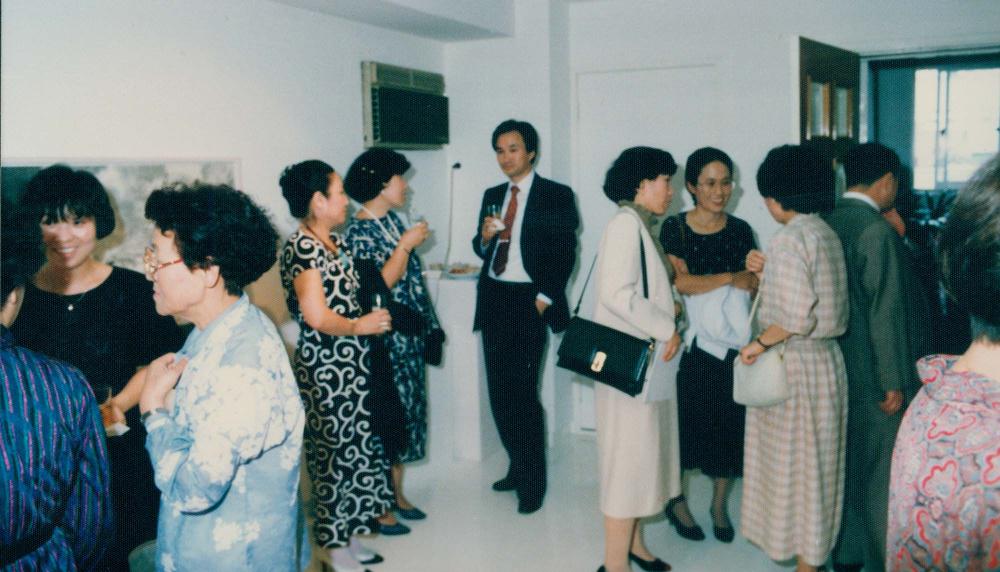 1987년 원화랑 《김명희 드로잉전》 인화사진 8