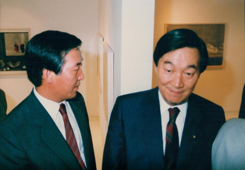 1987년 원화랑 《김명희 드로잉전》 인화사진