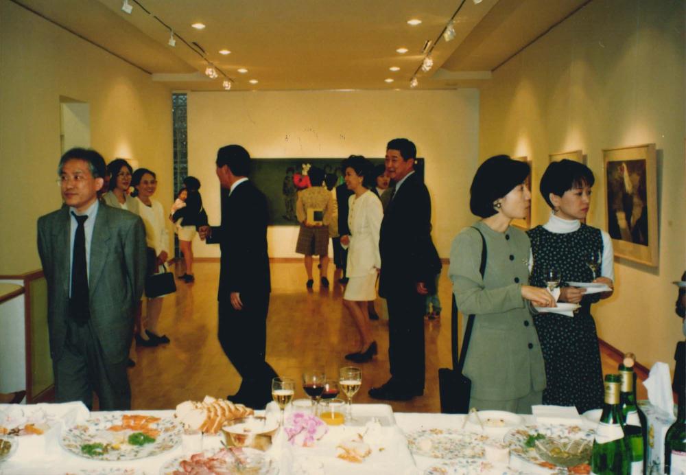 1997년 원화랑 전시 오프닝 인화사진 1