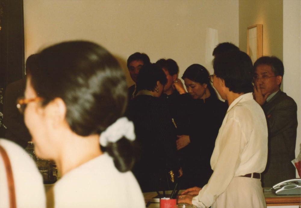 1997년 원화랑 전시 오프닝 인화사진 4