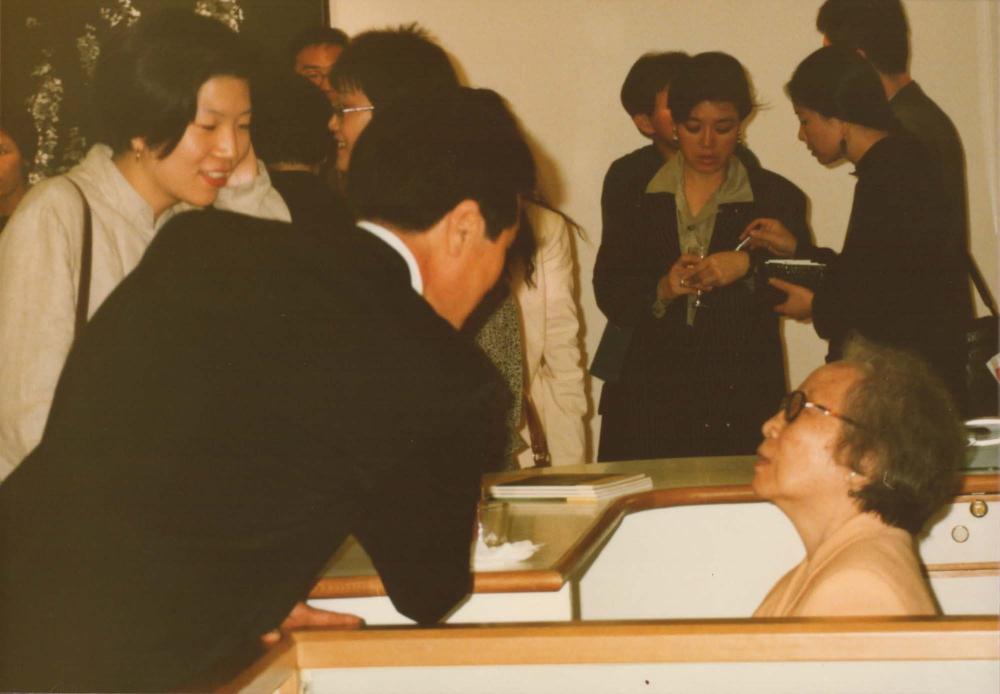 1997년 원화랑 전시 오프닝 인화사진 5