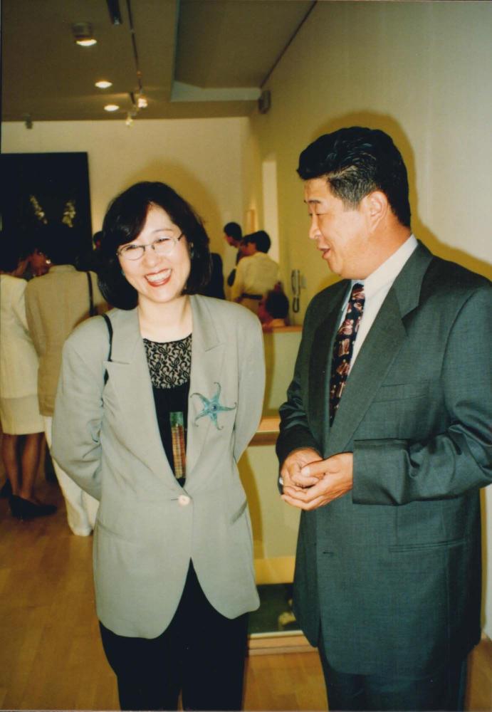 1997년 원화랑 전시 오프닝 인화사진 6