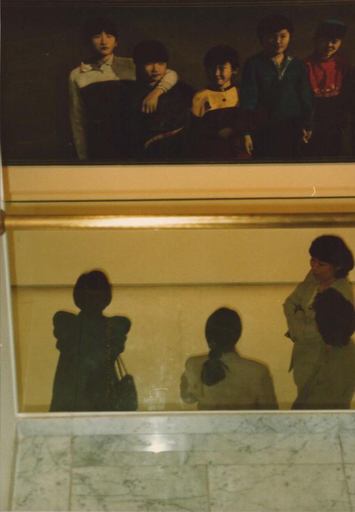 1997년 원화랑 전시 오프닝 인화사진