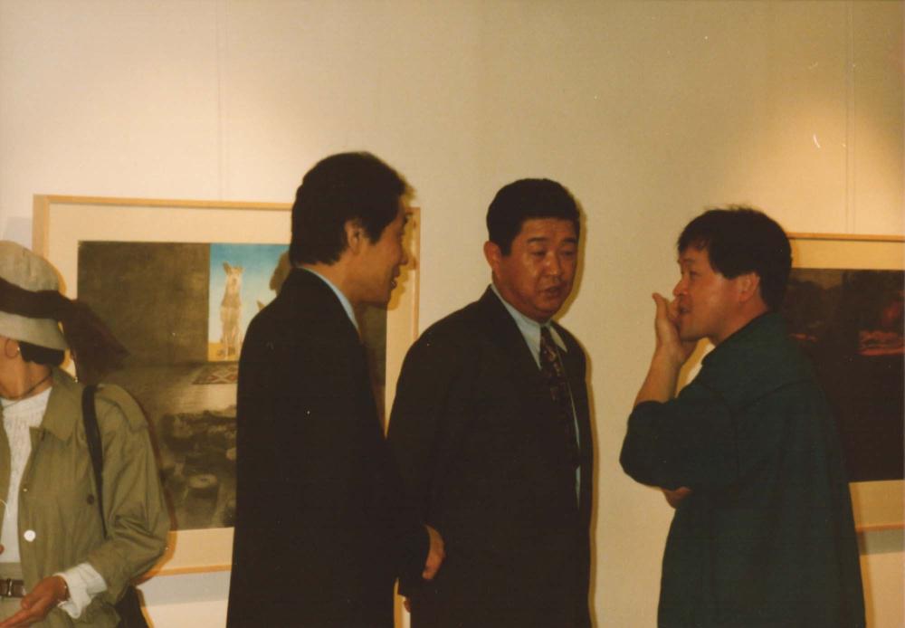 1997년 원화랑 전시 오프닝 인화사진