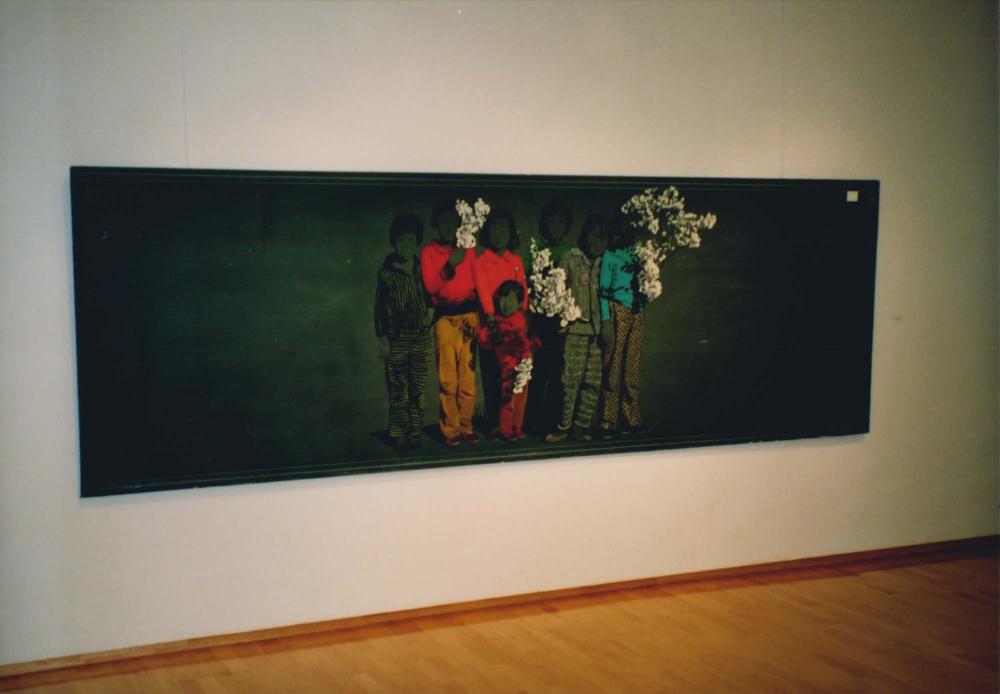 1997년 원화랑 전시 오프닝 인화사진