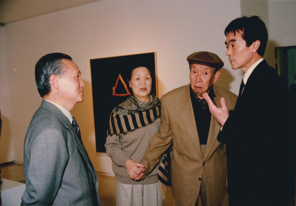 1993년 4월 7일 《김차섭 개인전》 오프닝에서 찍은 사진