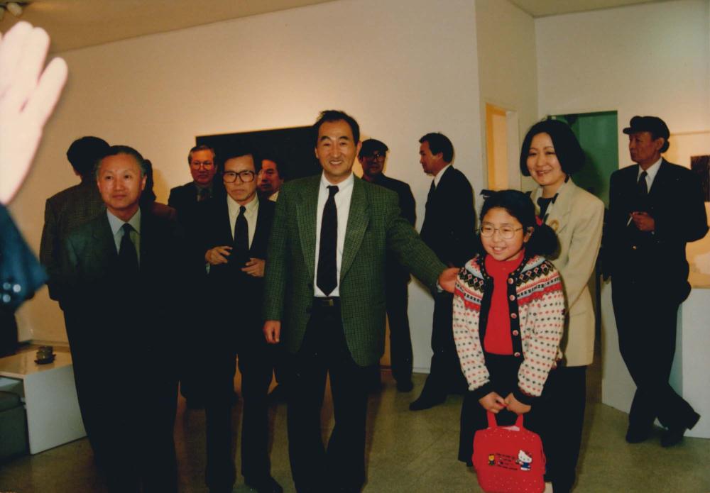 1993년 4월 7일 《김차섭 개인전》 오프닝에서 찍은 사진