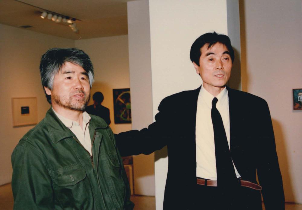 1993년 4월 7일 《김차섭 개인전》 오프닝에서 찍은 사진